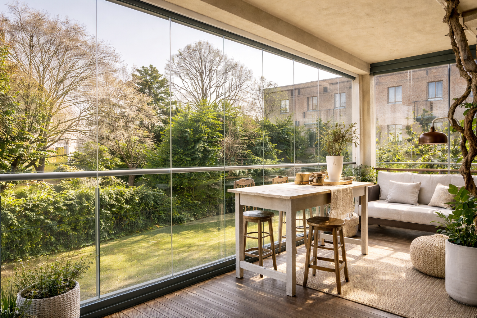 Fechamentos em Vidro Temperado